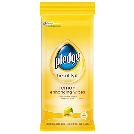 PLEDGE Lemon Wipes, PK288 72807